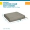 Classic Accessories Weekend 21" x 21" x 3" Dining Seat Cushion, Moon Rock CMRCH21213 - alternate 7
